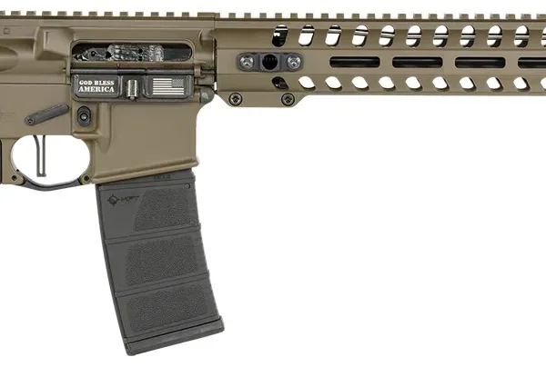 Patriot Ordnance Factory 01752 Minuteman Direct Impingement 5.56x45mm NATO 16.50" 30+1 Patriot Brown Rec/14.5" M-Lok Handguard Black Nitride Barrel Black Polymer Grip 6 Position MFT Stock