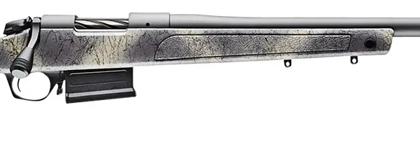 Bergara Rifles B14SM359CF B-14 HMR Carbon Wilderness 6.5 PRC 3+1 24" Carbon Fiber Wrapped Barrel, Woodland Camo Molded with Mini-Chassis Stock, Right Hand
