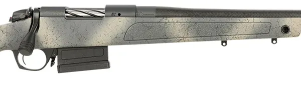 Bergara Rifles B14S382CF B-14 HMR Carbon Wilderness 6.5 Creedmoor 5+1 24" Carbon Fiber Wrapped Barrel, Woodland Camo Molded with Mini-Chassis Stock, Right Hand