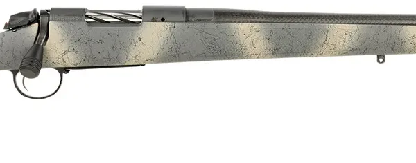 Bergara Rifles B14S522CF B-14 Ridge Carbon Wilderness 6.5 Creedmoor 4+1 22" Carbon Fiber  Wrapped Barrel, Gray Cerakote Steel Receiver, SoftTouch Woodland Camo Fixed American Style Stock, Right Hand