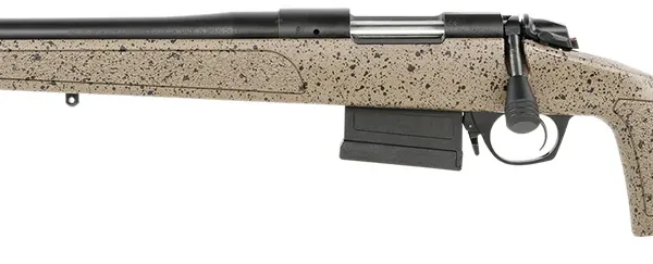 Bergara Rifles B14S351LC B-14 HMR 308 Win 5+1 20" Graphite Black Cerakote Barrel, Black Speckled Brown Molded w/Mini-Chassis, Adjustable LOP & Cheek Piece Stock, Left Hand