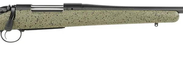 Bergara Rifles B14LM102C B-14 Hunter 7mm Rem Mag 3+1 24", Graphite Black Cerakote Barrel, SoftTouch Speckled Green Stock