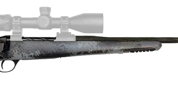Fierce Firearms FRG65CM24BU Twisted Rage  Full Size 6.5 Creedmoor 4+1 24" Black Cerakote Fluted Threaded Barrel, Black Cerakote Steel Receiver, Urban Camo C3 Carbon Rage w/Pic Rail Carbon Fiber Stock