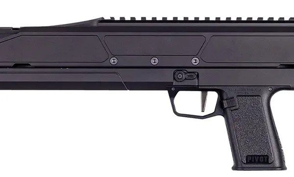 Trailblazer Firearms P9-BLK Pivot Ultracompact Folding Rifle 9mm Luger 15+1 16" Black Aluminum Folding Rec Black Synthetic Adjustable Stock Right Hand
