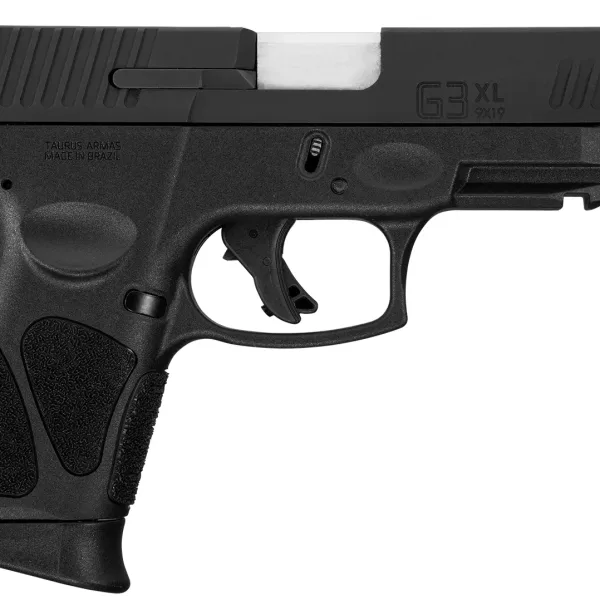 Taurus 1G3XLSR9041 G3XL Compact Frame 9mm Luger 12+1 4" Matte Stainless Steel Barrel, Matte Black Tenifer Serrated Steel Slide, Black Polymer Frame w/Picatinny Rail, Black Polymer Grip, Right Hand