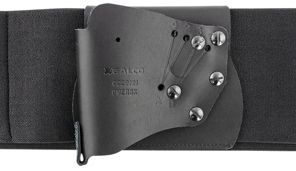 Galco UWERBKXL UnderWraps Elite Black XL Leather/Nylon Handgun
