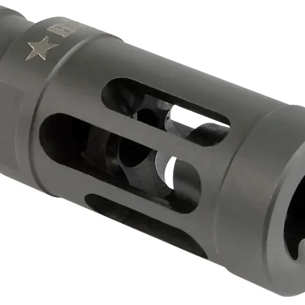 BCM GFCMOD1762 BCMGunfighter Compensator Mod 1 Black Stainless Steel with 5/8"-24 tpi Threads for 7.62mm, 300 Blackout AR-Platform