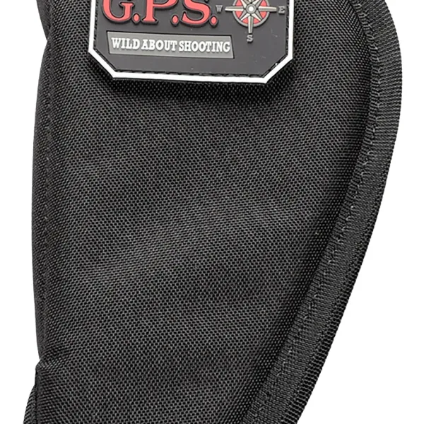 GPS Bags 1004CPCB Contoured Discreet Case w/ Black Finish w/ Lockable Zipper for 4" or Less Barrel Handgun