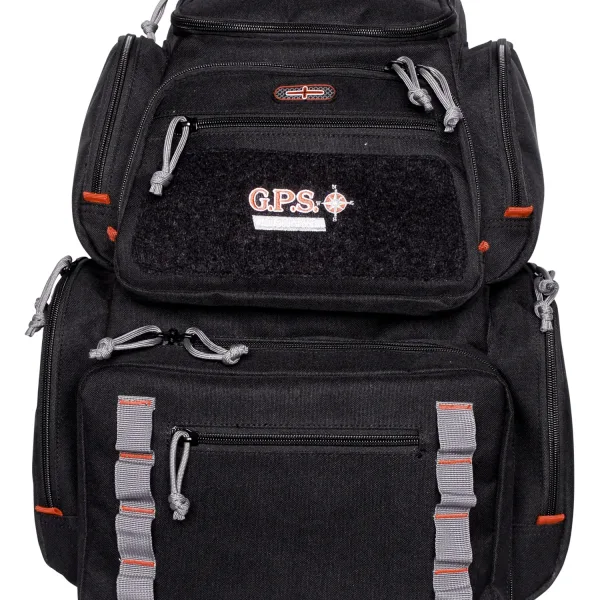 GPS Bags 1712BPB Pistolero Backpack Black/Gray Holds 5 Handguns