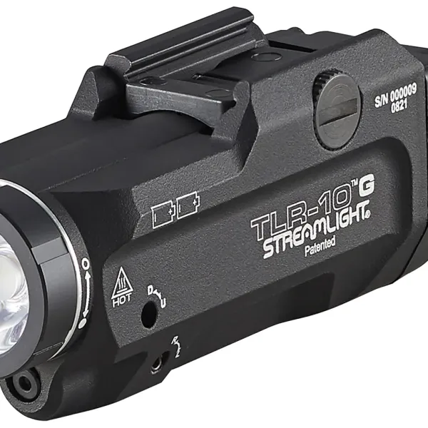 Streamlight 69473 TLR-10 G Gun Light with Green Laser  Black Anodized 1,000 Lumens White LED