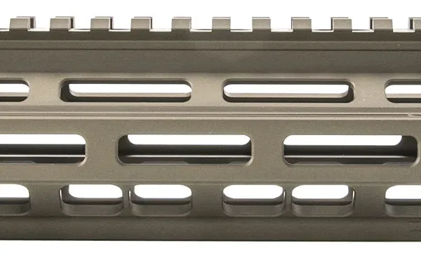 Geissele Automatics 05283S Super Modular Rail MK4 9.30" M-LOK, Desert Dirt Aluminum for AR Platform, Barrel Nut Included