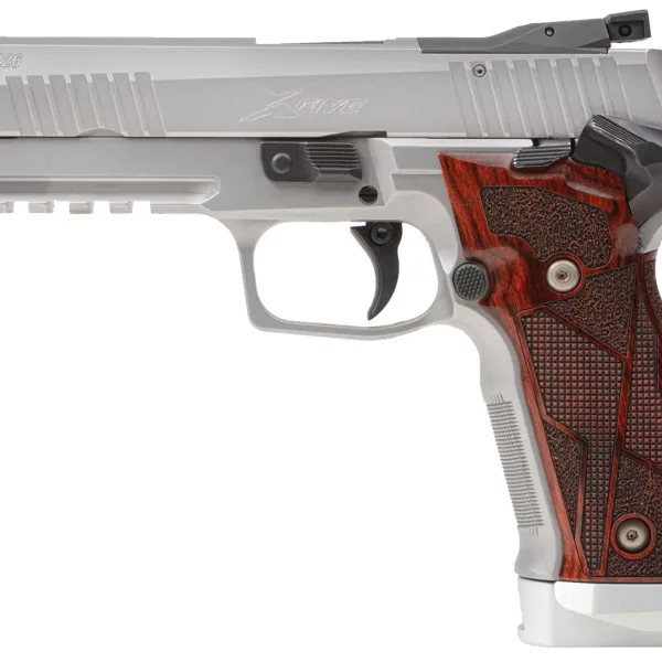 Sig Sauer 226X59CLASSIC P226 X-Five Classic 9mm Luger 20+1 5" SS w/Picatinny Rail & Beavertail Serrated SS/Optic Cut Slide Hogue Cocobolo Grip