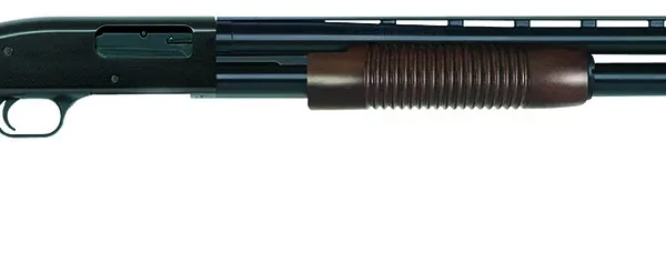Mossberg 50430 500 Retrograde-Field 12 Gauge 3" 5+1 28" Barrel, Matte Blued Metal Finish, Walnut Stock w/Checkered Grip & Corncob Forend, Dual Bead Sight, Accu-Set Chokes