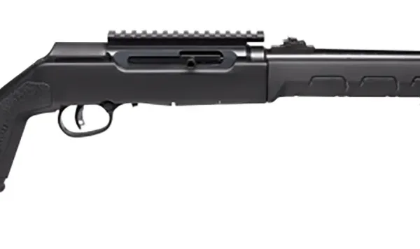 Savage Arms 47260 A22 Takedown 22 LR 10+1 18" Threaded Barrel, Blued Barrel/Rec, Black Synthetic Stock with Mag Storage, Optics Mount with Low-Pro Sights