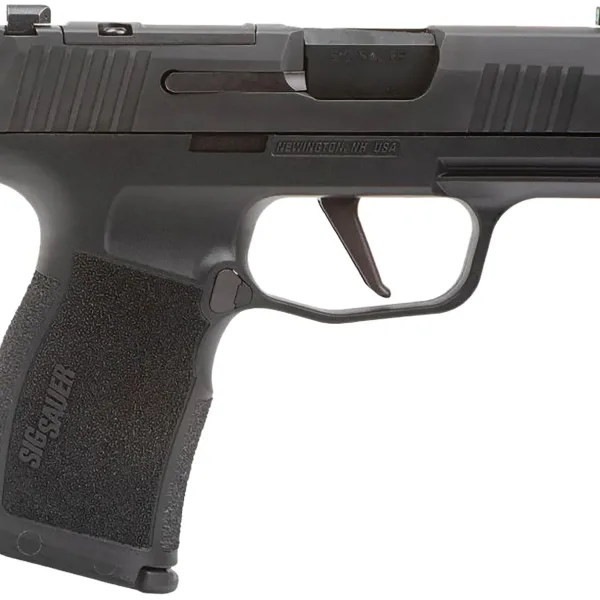 Sig Sauer 365X9BXR3P P365X  9mm Luger 12+1 3.10" Black Nitron Optic Ready/Serrated SS Slide, Black SS Frame w/Beavertail, Black Polymer Grips