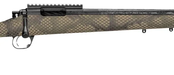 Proof Research 135297 Glacier TI Full Size 7mm PRC 4+1 24" Carbon Fiber Match Grade Threaded Barrel, Black Cerakote Titanium Receivern w/Picatinny Rail, Fixed PROOF Hunter TFDE Carbon Fiber Stock