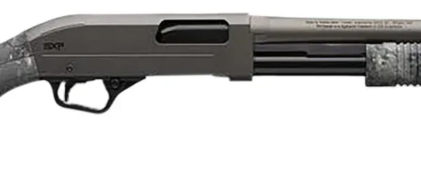 Winchester Repeating Arms 512450395 SXP Hybrid Defender 12 Gauge 3" Chamber 5+1 (2.75") 18", Gray Barrel/Rec, TrueTimber Midnight Synthetic Furniture, Fiber Optic Front