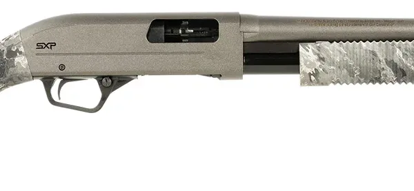 Winchester Repeating Arms 512450695 SXP Hybrid Defender 20 Gauge 3" Chamber 5+1 (2.75") 18", Gray Barrel/Rec, TrueTimber Midnight Synthetic Furniture, Fiber Optic Front