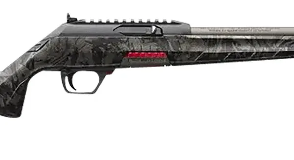 Winchester Repeating Arms 521154102 Wildcat SR 22 LR 10+1 16.50" Threaded Sporter Barrel,  Picatinny Rail Matte Black Polymer Receiver, Forged Carbon Gray Skeletonized Synthetic Stock, Ambidextrous