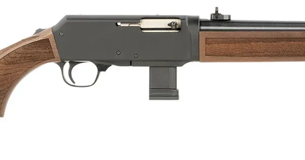Henry H027H9 Homesteader  9mm Luger 10+1 16.37" Blued Steel Threaded Barrel, Black Anodized Drilled & Tapped Aluminum Receiver, American Walnut Fixed Wood Stock, 2-Piece Grip, Ambidextrous