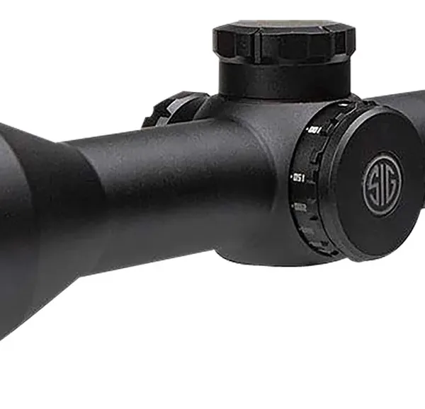 Sig Sauer Electro-Optics SOW63112 Whiskey6  Black 3-18x44mm 30mm Tube MOA Milling Hunter 2.0 Reticle Features Locking Turrets
