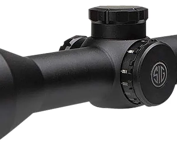 Sig Sauer Electro-Optics SOW63114 Whiskey6  Black 3-18x 44mm 30mm Tube Quadplex Reticle Features Locking Turrets