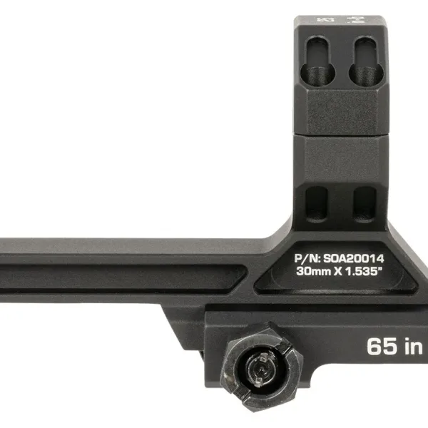 Sig Sauer Electro-Optics SOA20015 Alpha MSR Scope Mount/Ring Combo Black Anodized 34mm | 0 MOA