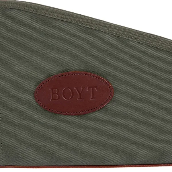 Boyt Harness PP41OD Heart-Shaped Pistol Case OD Green Canvas Holds Handgun