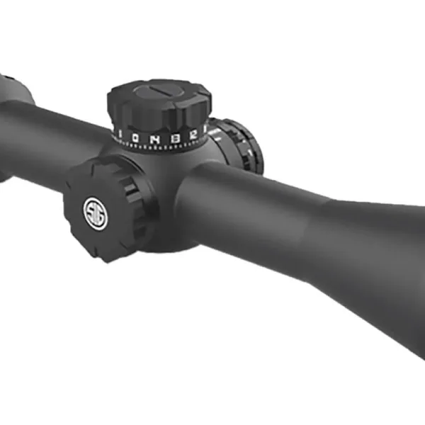 Sig Sauer Electro-Optics SOW43003 Whiskey4 SFP Low Profile Black 3-12x44mm 30mm Tube Quadplex Reticle