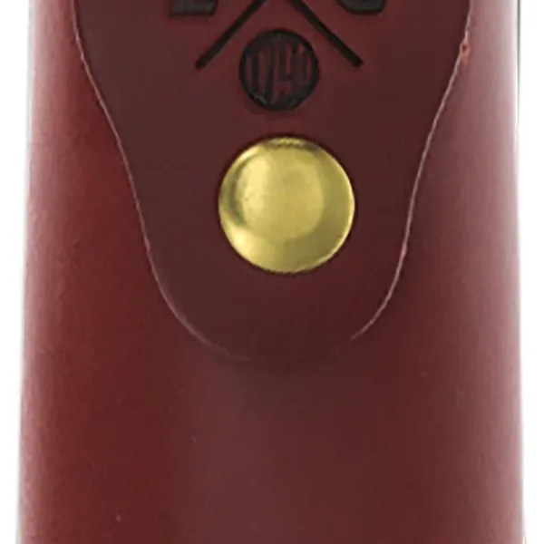 1791 Gunleather HDESSLSCHNA EDC Heavy Duty Easy Slide OWB Chestnut Leather Belt Slide Ambidextrous