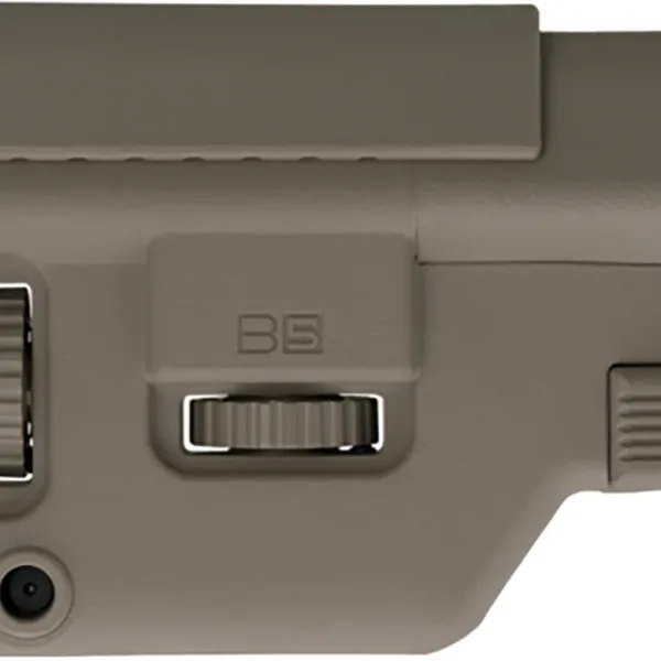 B5 Systems CPS1305 Precision  FDE Synthetic Adjustable with Cheek Riser Fits AR-Platform
