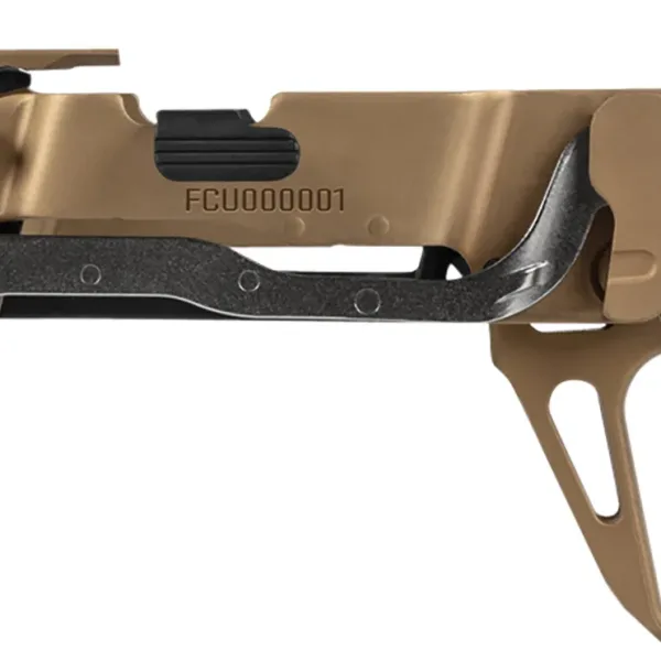Sig Sauer 8900160 P320 Custom Works Fire Control Unit *FFL Item (FCU Only), 9mm Luger/40 S&W/357 Sig, Gold Nitride, Titanium Frame & Flat Face Skeletonized Trigger, Fits Sig P320 Parts