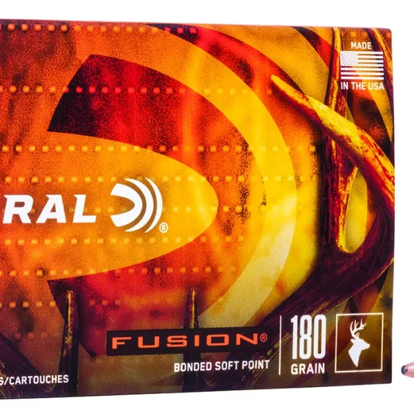 Federal F308FS3 Fusion  308Win 180gr Bonded Soft Point 20 Per Box/10 Case