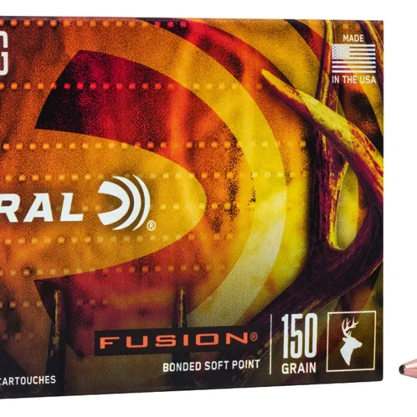 Federal F3006FS1 Fusion  30-06Springfield 150gr Bonded Soft Point 20 Per Box/10 Case