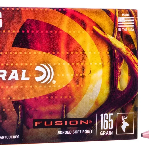 Federal F3006FS2 Fusion  30-06Springfield 165gr Bonded Soft Point 20 Per Box/10 Case