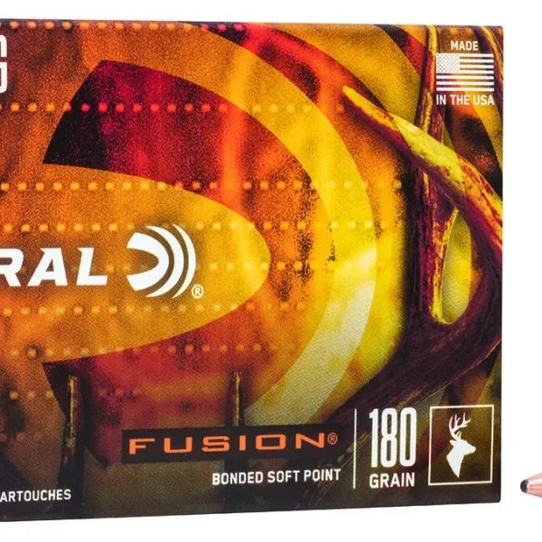 Federal F3006FS3 Fusion  30-06Springfield 180gr Bonded Soft Point 20 Per Box/10 Case