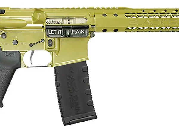 Black Rain Ordnance BROSSPBG Spec 15+ SSP 5.56x45mm NATO 30+1 16", Bazooka Green, 15" Slim M-LOK, Magpul Grip/Carbine Stock