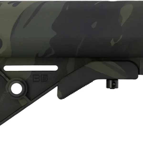 B5 Systems SOP1422 Enhanced SOPMOD Black Multi-Cam Synthetic for AR-Platform with Mil-Spec Receiver Extension (Tube Not Included)