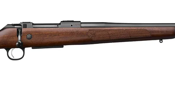 CZ-USA 07713 CZ 600 American ST2 6.5 Creedmoor 5+1 24" Threaded, Black Barrel/Rec, Walnut Stock, Adj. Trigger