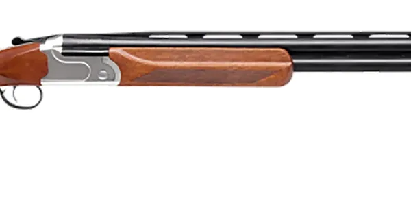 Savage Arms 18880 555 Sporting Compact 20 Gauge 3" 2rd 26" Black Semi-Gloss Over/Under Vent Rib Barrel, Silver Engraved Aluminum Receiver, Oiled Turkish Walnut Adjustable Stock, Ambidextrous