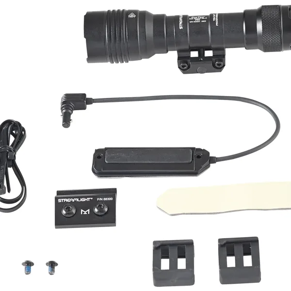 Streamlight 88127 ProTac Rail Mount HL-X Pro Long Gun Light  Black Anodized 60-1000 Lumens White LED USB