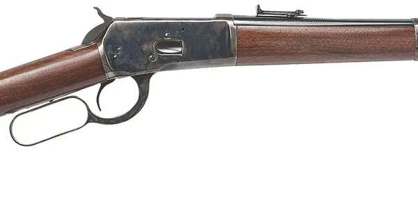 Cimarron AS612 1892 Carbine 45 Colt (LC) 10+1 20" Blued Round Barrel, Color Case Hardened Receiver, Walnut Furniture