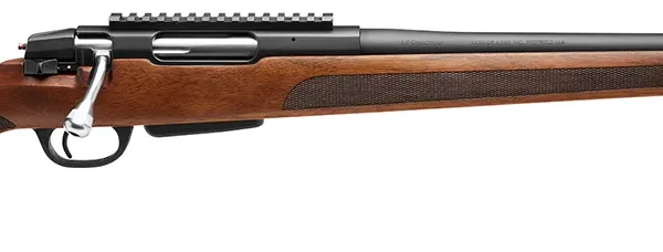 Stevens 18940 334  30-06 Springfield 3+1 22" Matte Black Target Crown Barrel, Drilled & Tapped w/Picatinny Rail Carbon Steel Receiver, Turkish Walnut Fixed Sporter Stock