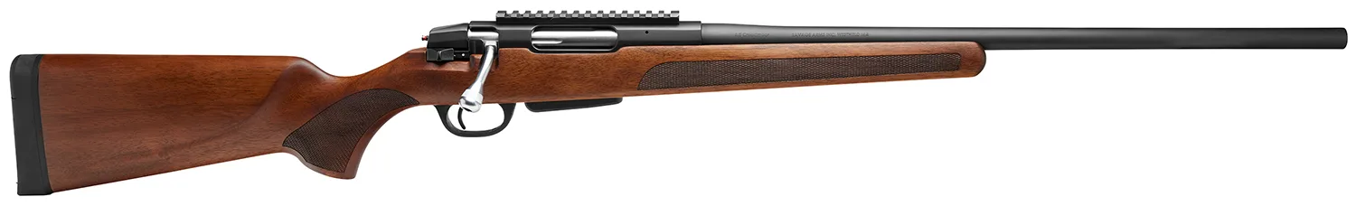 Stevens 18940 334 30-06 Springfield 3+1 22" Matte Black Target Crown Barrel, Drilled & Tapped w/Picatinny Rail Carbon Steel Receiver, Turkish Walnut Fixed Sporter Stock