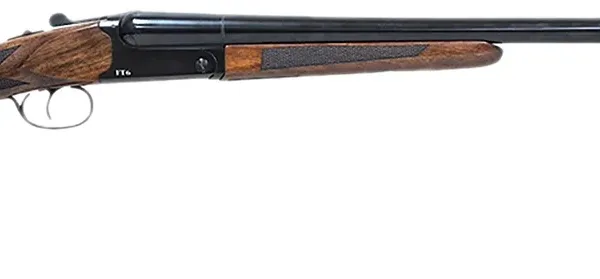 Pointer FT62028 FT6  Full Size 20 Gauge Break Open 3" 2rd 28" Black Side By Side Barrel, Black Anodized Aluminum Receiver, Fixed Turkish Walnut Wood Stock, Ambidextrous