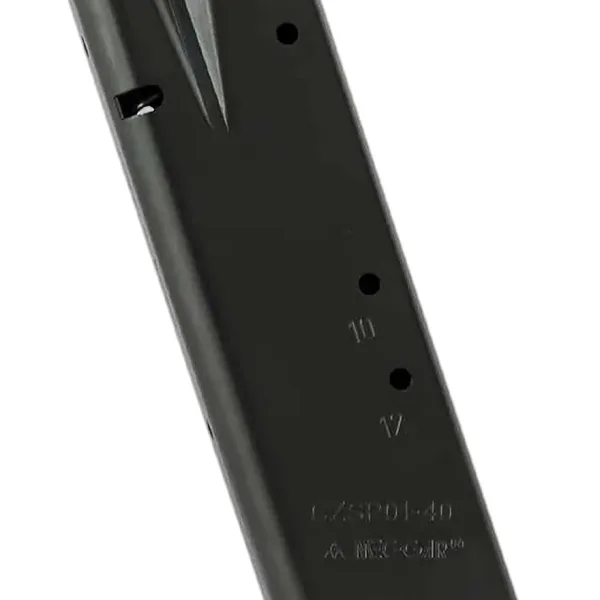 Mec-Gar MGCZ4014DPS   14rd 40 S&W Compatible w/ CZ 75B/85B/SP-01/Shadow/Shadow2 Black