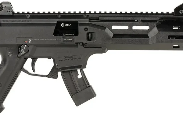 CZ-USA 91368 Scorpion EVO 3 22 LR 10+1 16" Black Threaded Steel Barrel, Picatinny Rail Receiver, M-LOK Handguards, Black Folding/Telescoping Stock, Black Polymer Grips