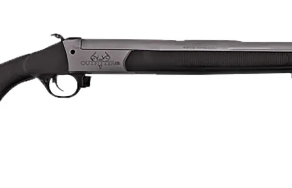 Traditions CR361130T Outfitter G3 360 Buckhammer 22" Tungsten Cerakote Chrome Lined Steel/ Target Crown Barrel, Tungsten Cerakote Drilled & Tapped Receiver, Adj Cheek Piece & LOP Black Synthetic Stock