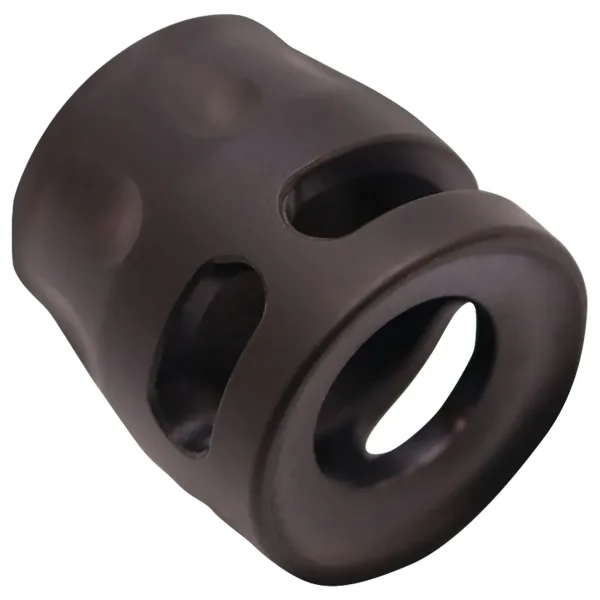 True Precision Inc TPSMICROBC Micro Compensator S-Type Black DLC 416R Stainless Steel 1/2"x28 Threads 9mm/380 ACP