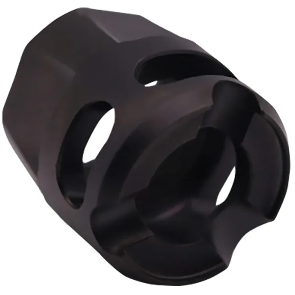 True Precision Inc TPYMICROBC Micro Compensator Y-Type Black DLC 416R Stainless Steel 1/2"x28 Threads 9mm/380 ACP